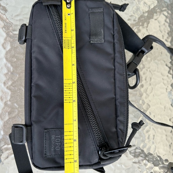 New! TOPO DESIGNS Black on Black Hip Waist Pack - Picture 11 of 11